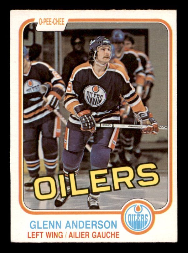 Glenn Anderson Oilers OPC 1981-82 Rookie Card#108
