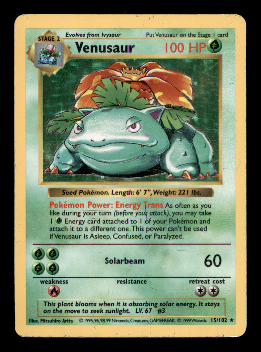 Pokemon Venusaur Holo !