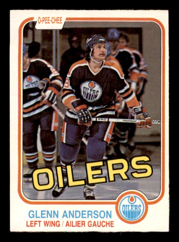 Glenn Anderson Oilers OPC 1981-82 Rookie Card#108