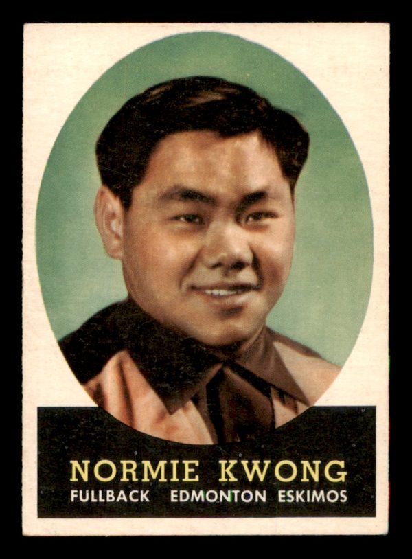 Normie Kwong Eskimos Topps 1955 Vintage Rookie Card#67