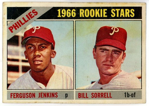 Fergie Jenkins/Bill Sorrell 1966 Topps Rookie Stars RC #254