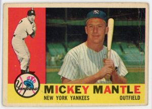 Mickey Mantle 1960 Topps Baseball Card #350