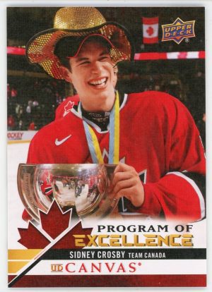 Sidney Crosby 2020-21 UD Program Of Excellence Canvas SP #C265
