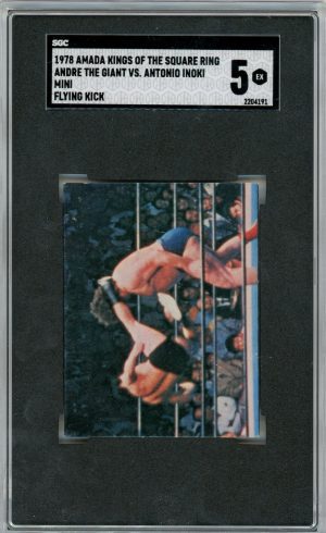 Andre The Giant vs. Antonio Inoki 1978 Amada Kings of the Square Ring Mini - Flying Kick SGC 5