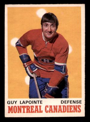 Guy Lapointe Montreal Canadiens OPC Card #177