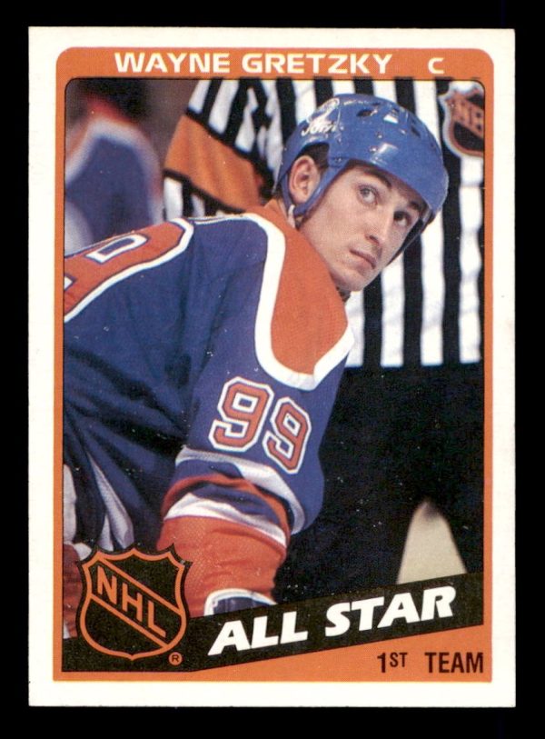 Wayne Gretzky Oilers Topps 1984-85 All Star Card#154