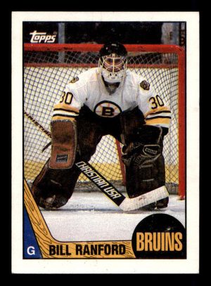 Bill Ranford Bruins Topps 1987-88 Card#13