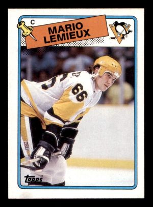 Mario Lemieux Penguins Topps 1988-89 Card#1