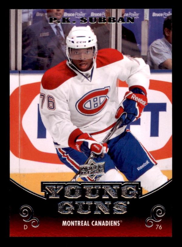 P.K. Subban Canadiens 2010-11 UD Young Guns Card#231