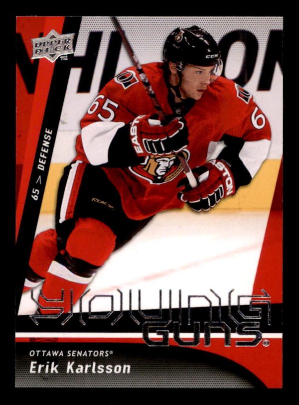 Erik Karlsson Senators 2009-10 UD Young Guns Card#210