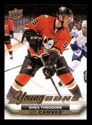 Shea Theodore Ducks 2015-16 UD Young Guns Canvas Card#C227