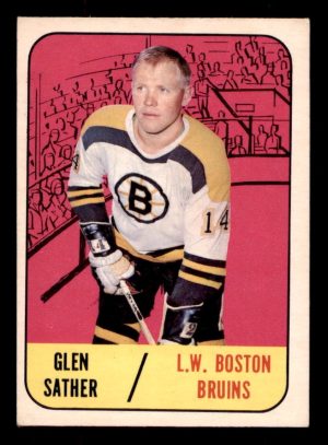 Glen Sather Bruins 1966-67 Card#38