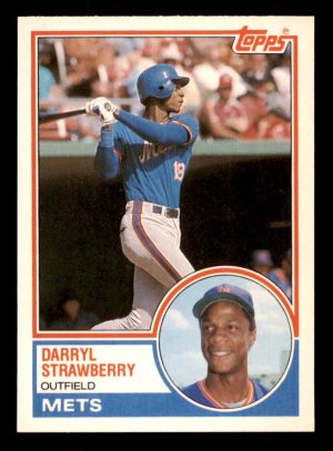 Darryl Strawberry Mets 1983 Topps Card#108T