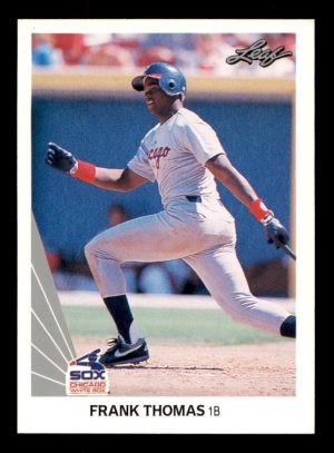Frank Thomas White Sox 1990 Leaf Card#30