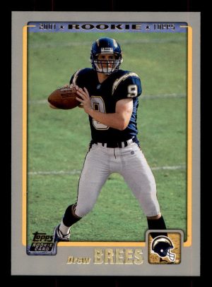 Drew Brees Chargers 2001 Topps Rookie Card #328