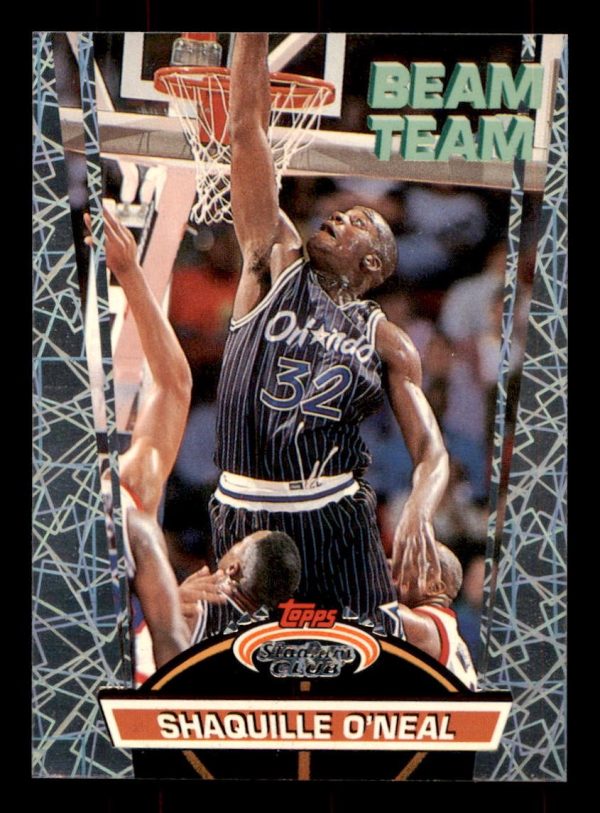 Shaquille O'neal Magic 1993 Topps Stadium Club Beam Team Card #21