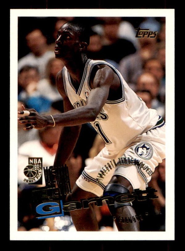 Kevin Garnett Timberwolves 1996-97 Topps Rookie Card #237