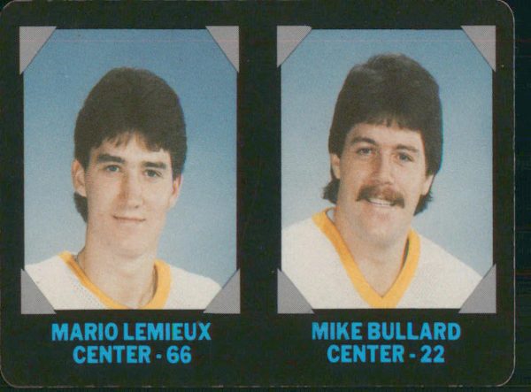Mario Lemieux & Mike Bullard Pittsburg Penguins 1985-86 Card 15/25