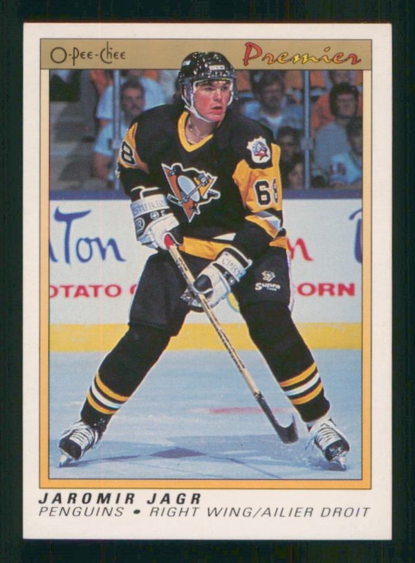 Jaromir Jagr Pittsburg Penguins OPC 1991-92 Card #50