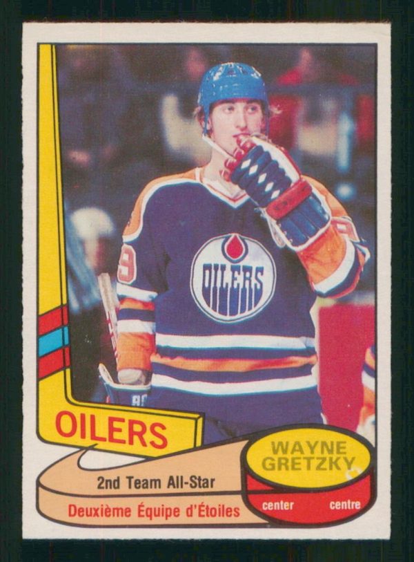 Wayne Gretzky Edmonton Oilers OPC 1980-81 All Star Card #87