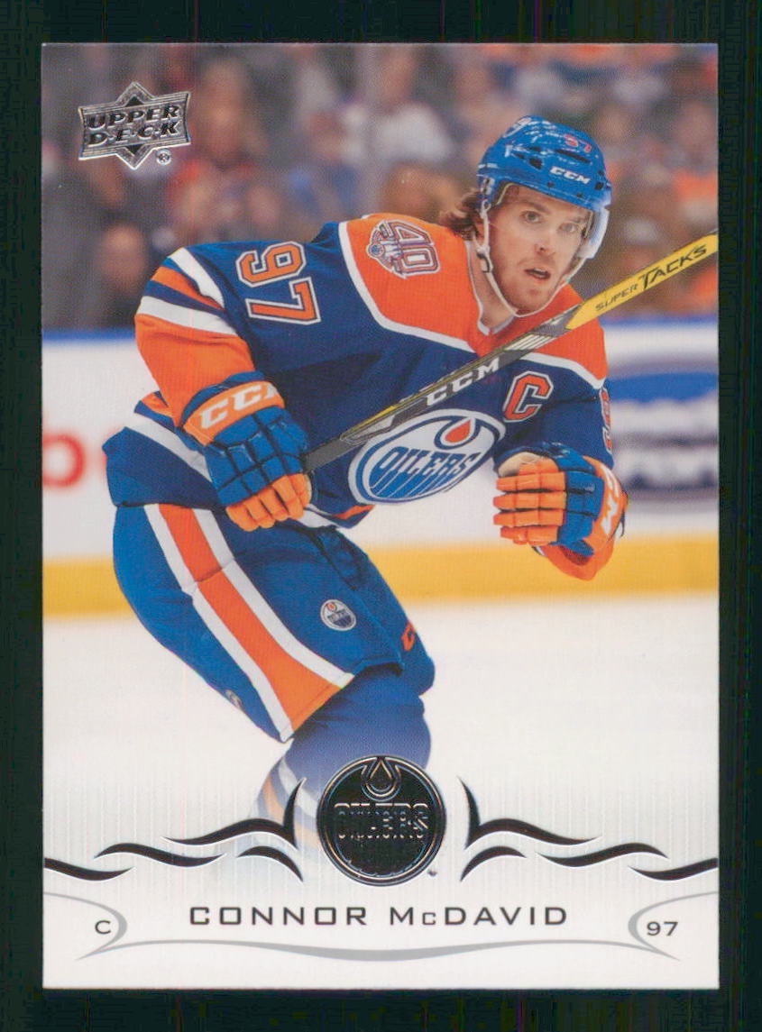 Connor McDavid Edmonton Oilers 30 years of UD 2019-20 Card #UD30-29 ...