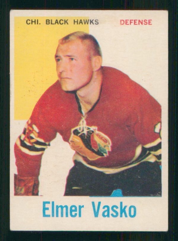 Elmer Vasko Chicago Blackhawks Topps Card #23