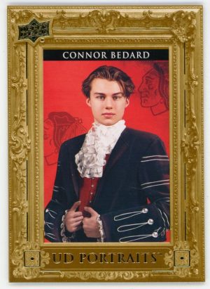 Connor Bedard 2023-24 Upper Deck UD Portraits Rookie Card #P60