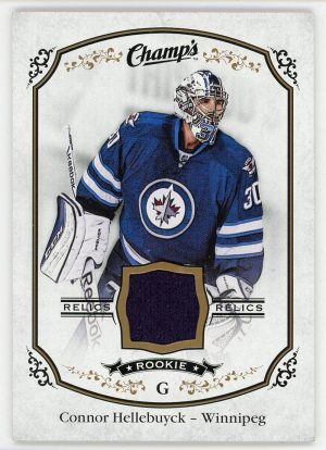 Connor Hellebuyck 2015-16 Upper Deck Champs Rookie Relics #J-CH