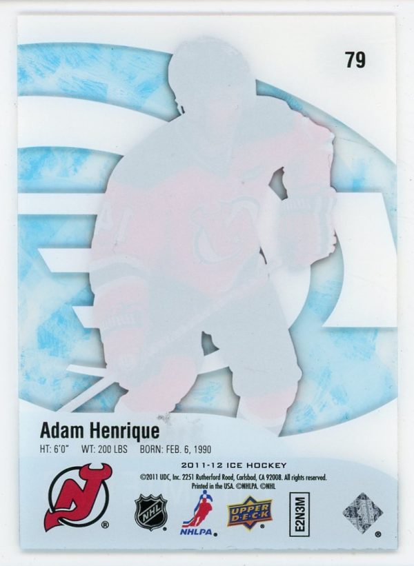 Adam Henrique 2011-12 Upper Deck ICE Premieres 316/499 RC #79