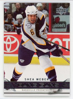 Shea Weber 2006-07 Upper Deck Young Guns Rookie Card #222