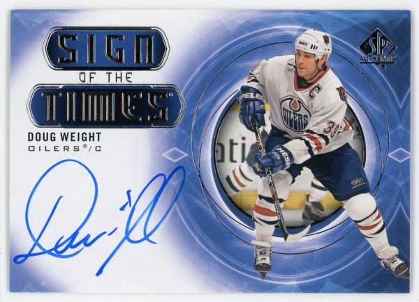 Doug Weight 2020-21 SP Authentic Sign Of The Times Auto #SOTT-DW