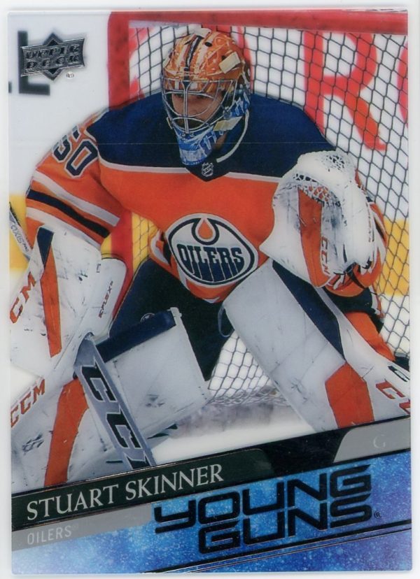 Stuart Skinner Oilers UD 2020-21 Young Guns Rookie Card #496