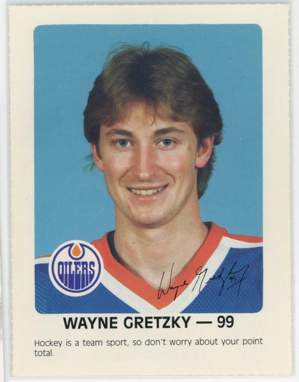 Wayne Gretzky Oilers 1984-85 Red Rooster Card | Froggers House of Cards