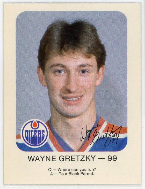 Wayne Gretzky Oilers 1981-82 Red Rooster Card