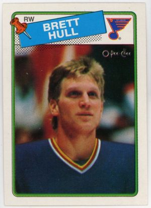 Brett Hull 1988-89 O-Pee-Chee Rookie Card #66