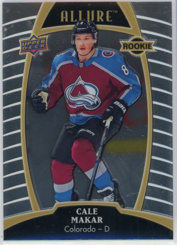 Cale Makar Avalanche 2019-20 UD Allure Rookie Card #80