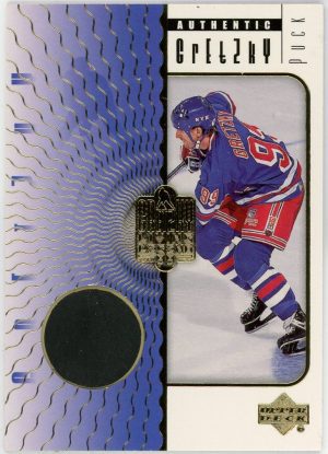 Wayne Gretzky 1999-00 Upper Deck Living Legend Game Used Puck #P2