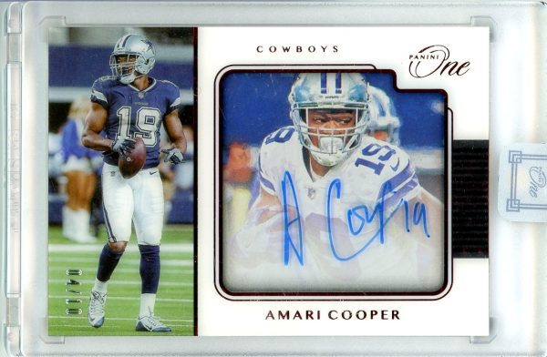 Amari Cooper Cowboys Panini 2019-20 Autographed One Card#138 04/10