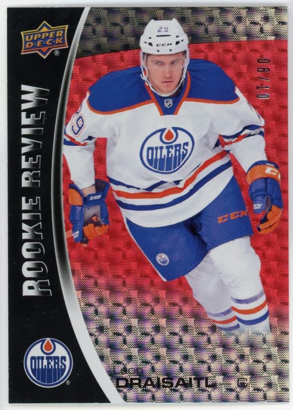 Leon Draisaitl 2014-15 UD Overtime Rookie Review Red /10 RRC-27 RARE!