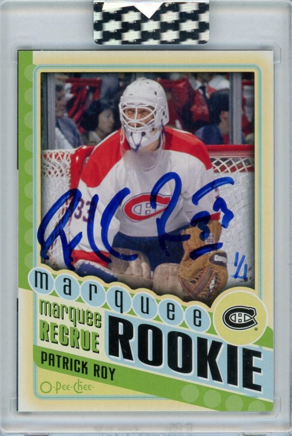 Patrick Roy Canadiens 2019-20 UD Buyback Marquee Rookie Auto 1 of 1! 1/1