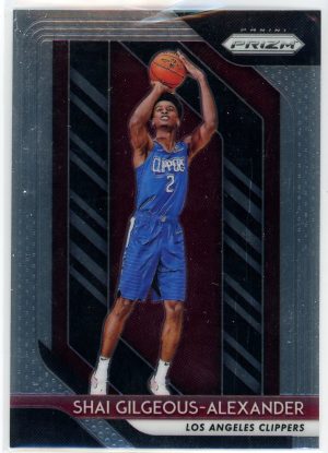 Shai Gilgeous-Alexander Clippers Panini Prizm 2018-19 Rookie Card #184