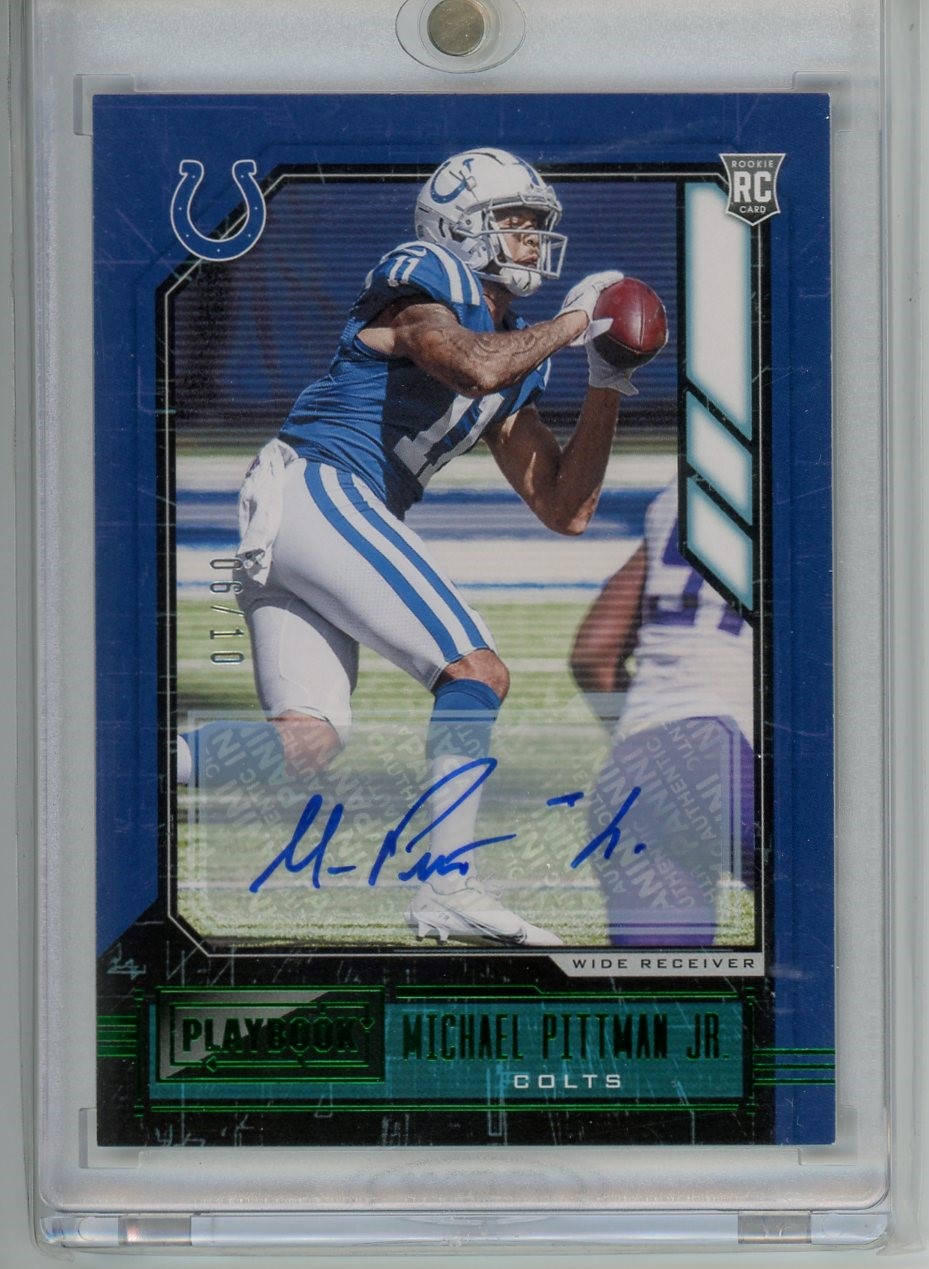 Michael Pittman Jr Contenders Rookie Ticket Jersey Relic, Colts #RSV-MPI