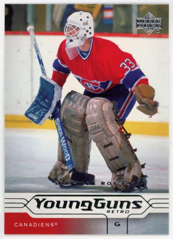 2004-05 Patrick Roy Canadiens UD Young Guns Retro SP Card #188