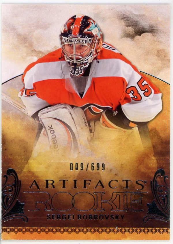 Sergei Bobrovsky Flyers 2010-11 UD Artifacts /699 Rookie Card #RED-222
