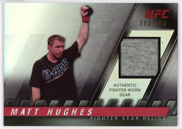 Matt Hughes 2010 Topps UFC Knockout Fight Gear Relics Card #FG-MH