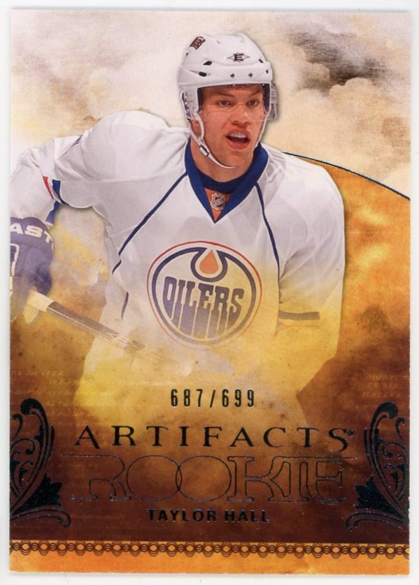 Taylor Hall Oilers 2010-11 Artifacts Rookie 687/699 Card #RED-212