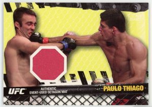 Paulo Thiago 2010 Topps UFC Fight Mat Relic Card #FM-PT