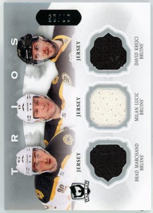 Marchand, Lucic, Krejci 2013-14 UD The Cup Trios Jersey Card /25 #C3-BB