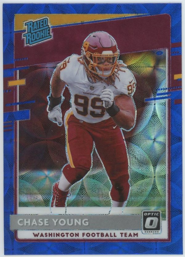 Chase Young Football Team Panini 2020 Rated Rookie Card #166