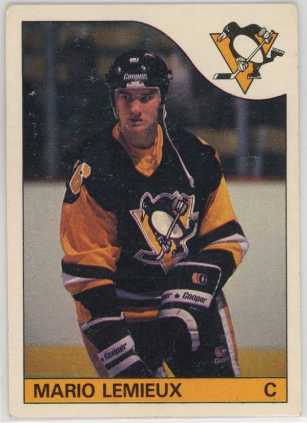 Mario Lemieux Penguins 1985-86 OPC Rookie Card #9